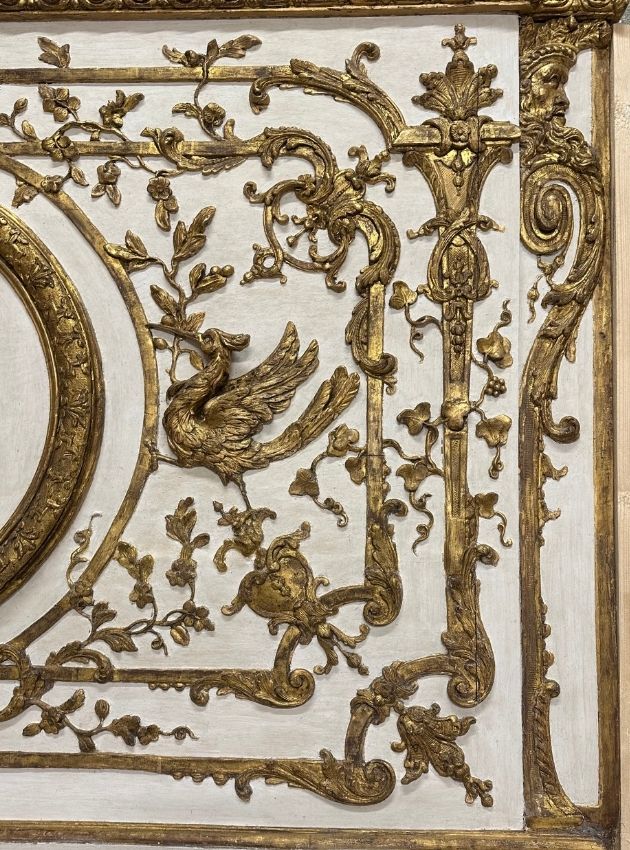 Détail après restauration de dorure