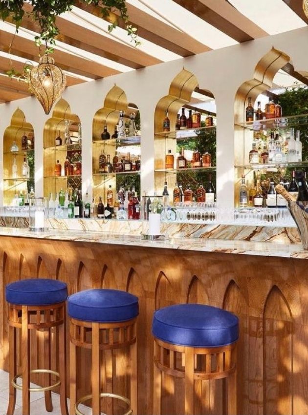 Création d'un bar, Restaurant Cipriani saint Tropez